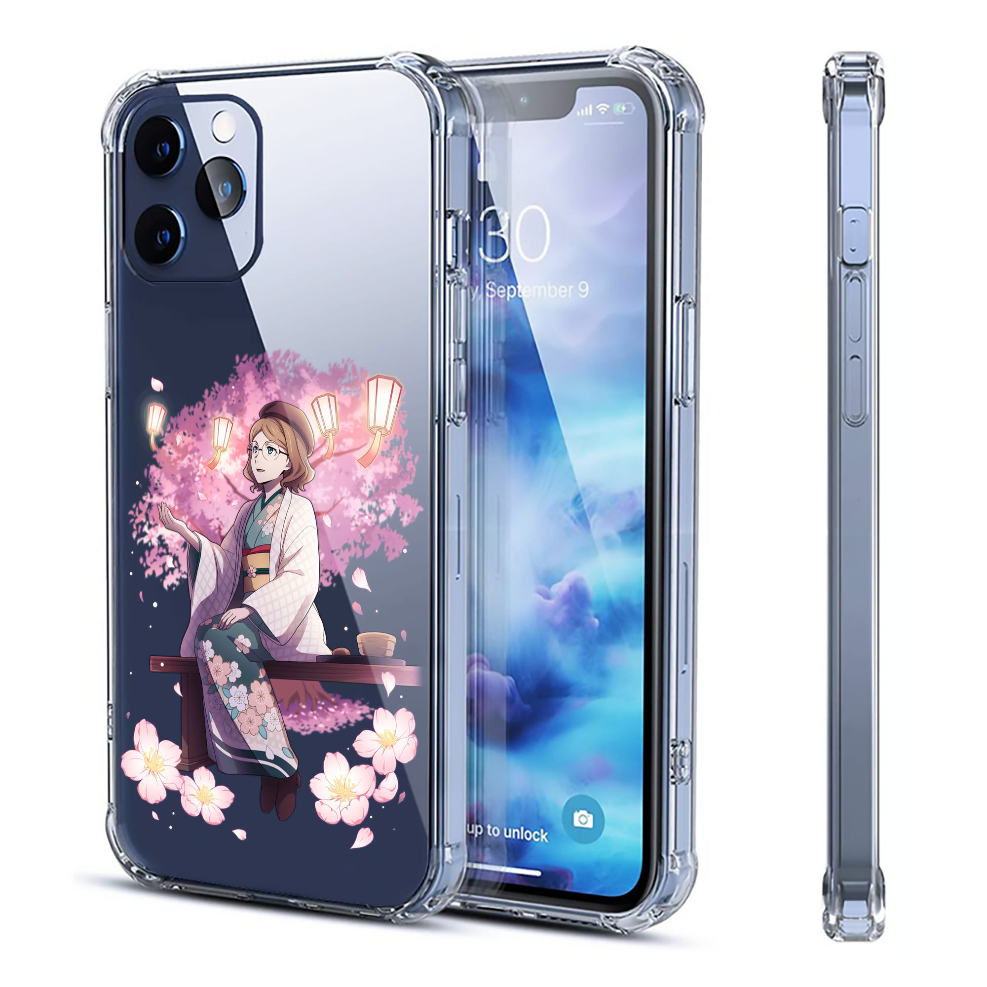 （画像用） 文豪ストレイドッグス Bungo Stray Dogs 【iPhone 12シリーズ対応】透明スマホケース（クリアソフトケース）